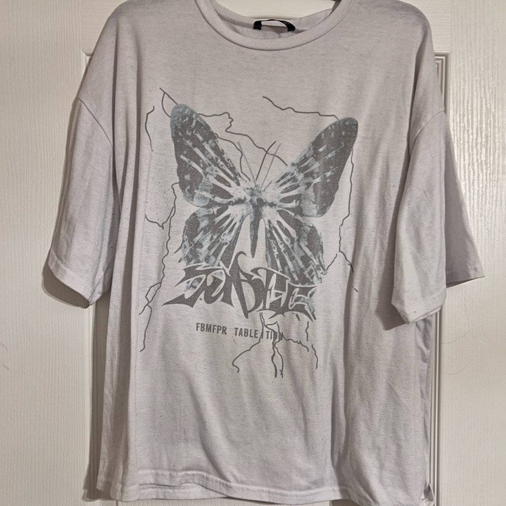 Blue Electric Butterfly T-Shirt